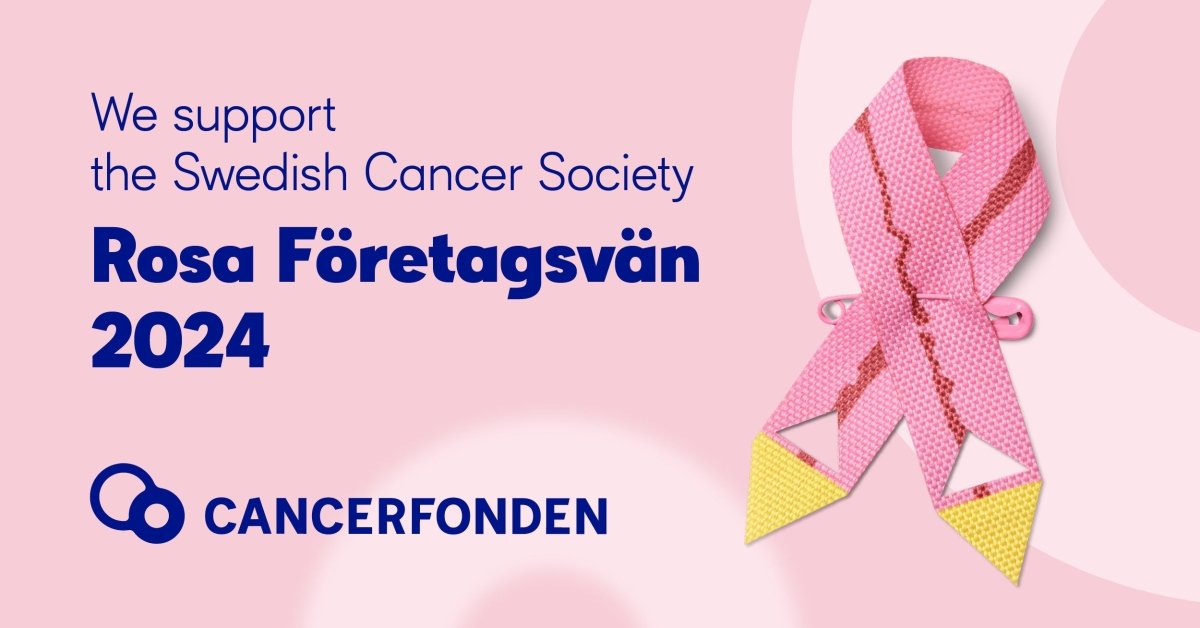 Warmly stödjer Cancerfonden som Rosa Företagsvän - Warmly